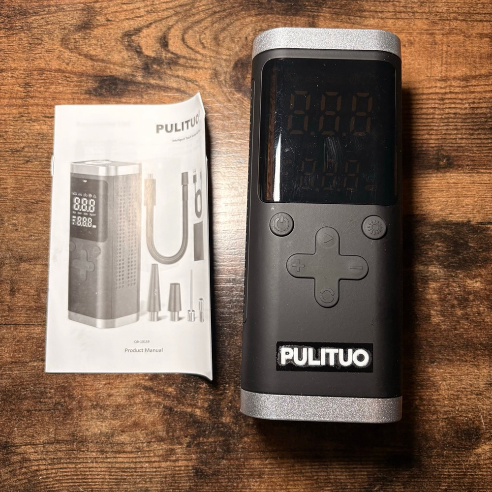 PULITUO Gray & Black Smart Car Air Pump One Size - Picture 4 of 5